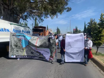 Protestan en Tizayuca por límites territoriales