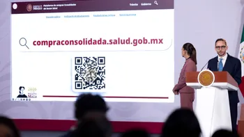 La presidenta Claudia Sheinbaum durante anuncios sobre salud pública, investigaciones judiciales y negociaciones comerciales entre México y Estados Unidos.