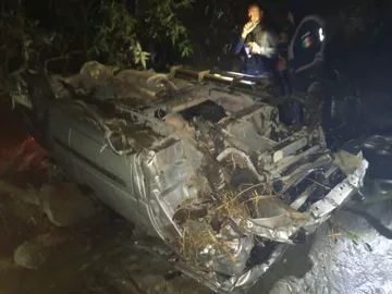 6 lesionados tras accidente de auto en Mineral del Monte