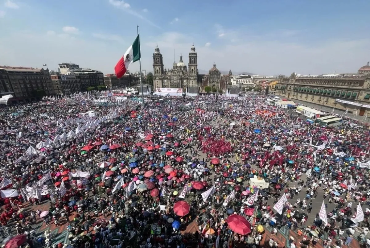 Invita Sheinbaum a informe de 100 días en el Zócalo