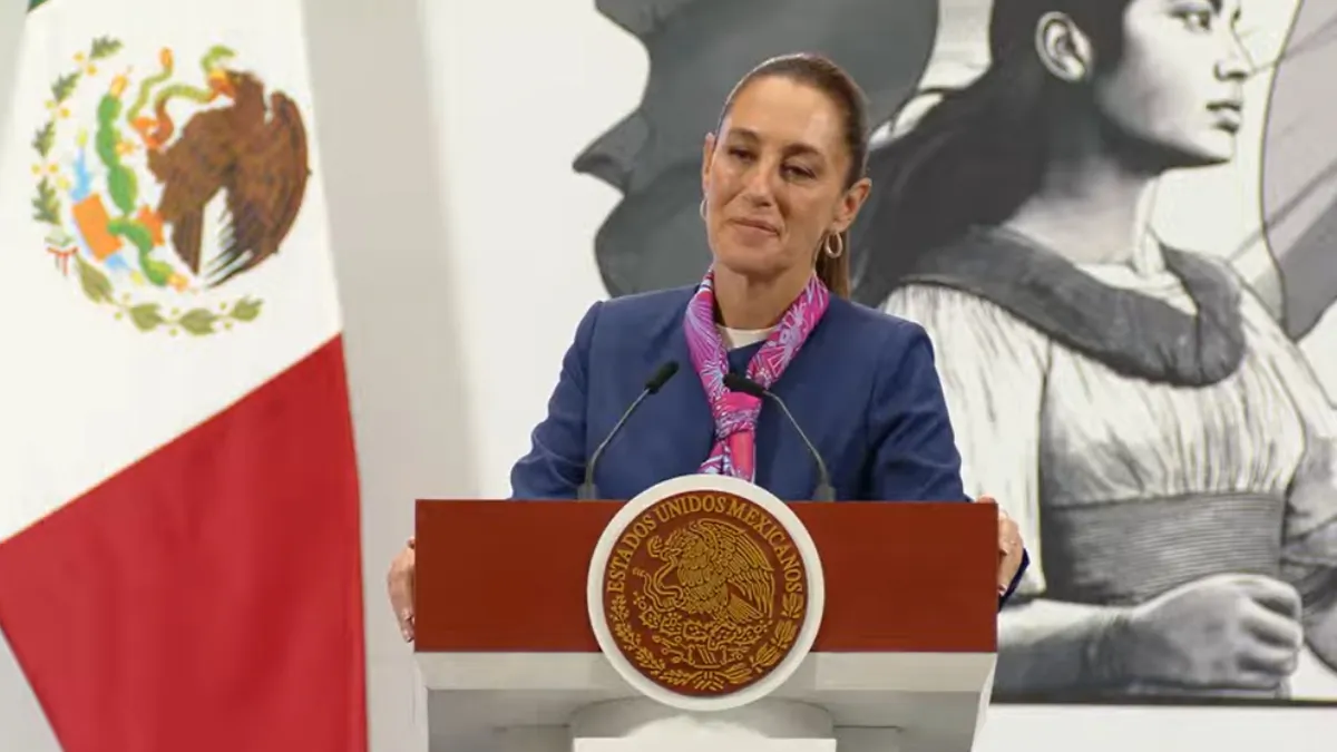 La jefa del ejecutivo Claudia Sheinbaum celebró así la reaparición del expresidente Andrés Manuel López Obrador.