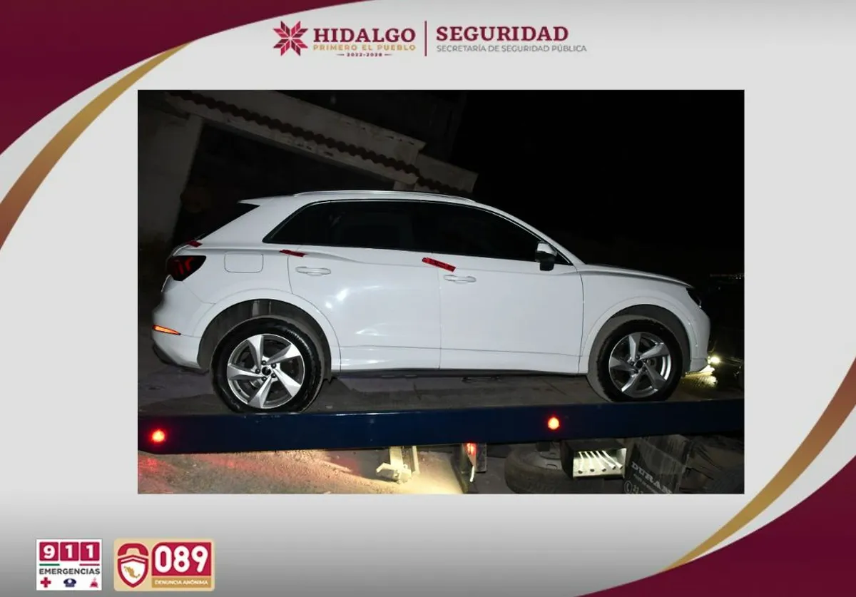 Aeguran vehículo robado en Tizayuca