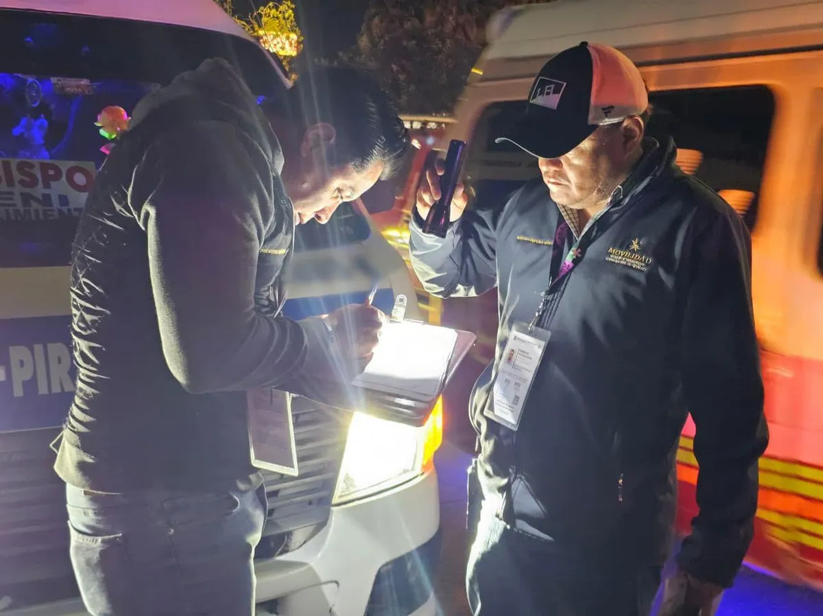 Pachuca: operativo Transporte Seguro manda seis unidades al corralón y levanta 18 infracciones