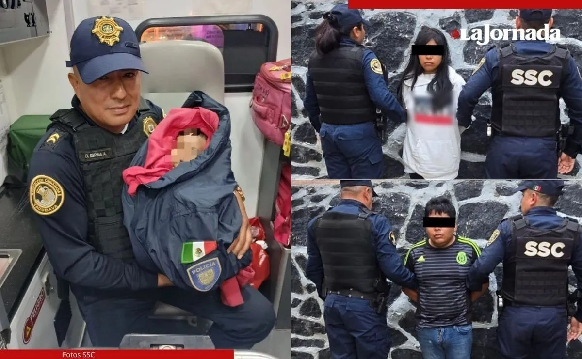 PDI reaprehende a pareja que abandonó a su bebé en Tacubaya