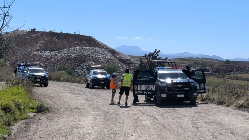 Por esto pepenadores protestan en relleno sanitario de El Huixmí