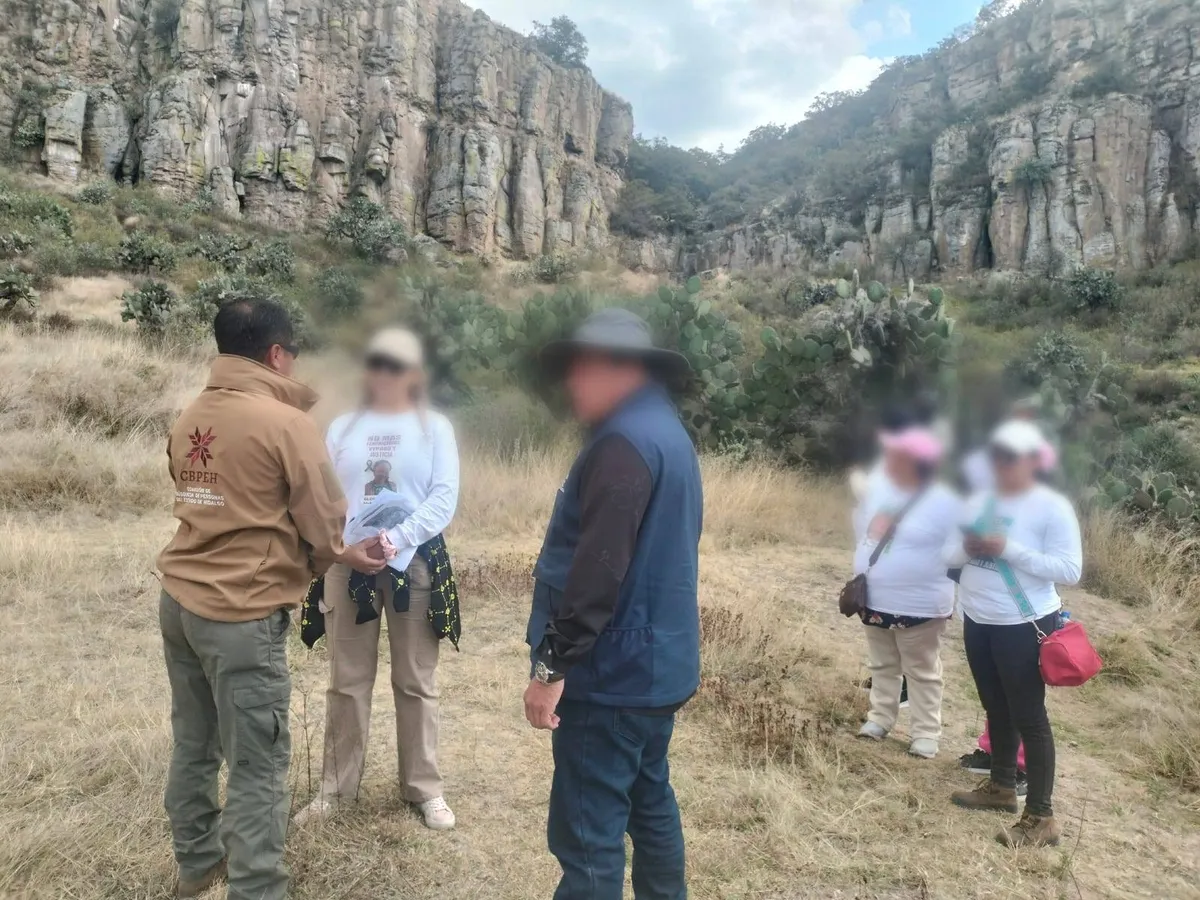 Búsqueda de personas en Tulancingo: colectivo y autoridades de Hidalgo y Edomex despliegan operativo