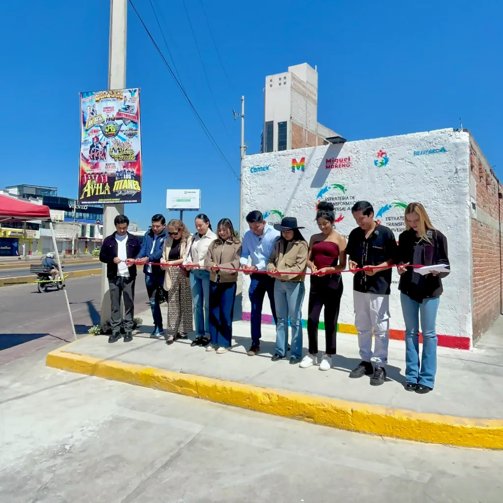 Juventudes transforman espacios públicos con “Una Nueva Realidad” en Hidalgo