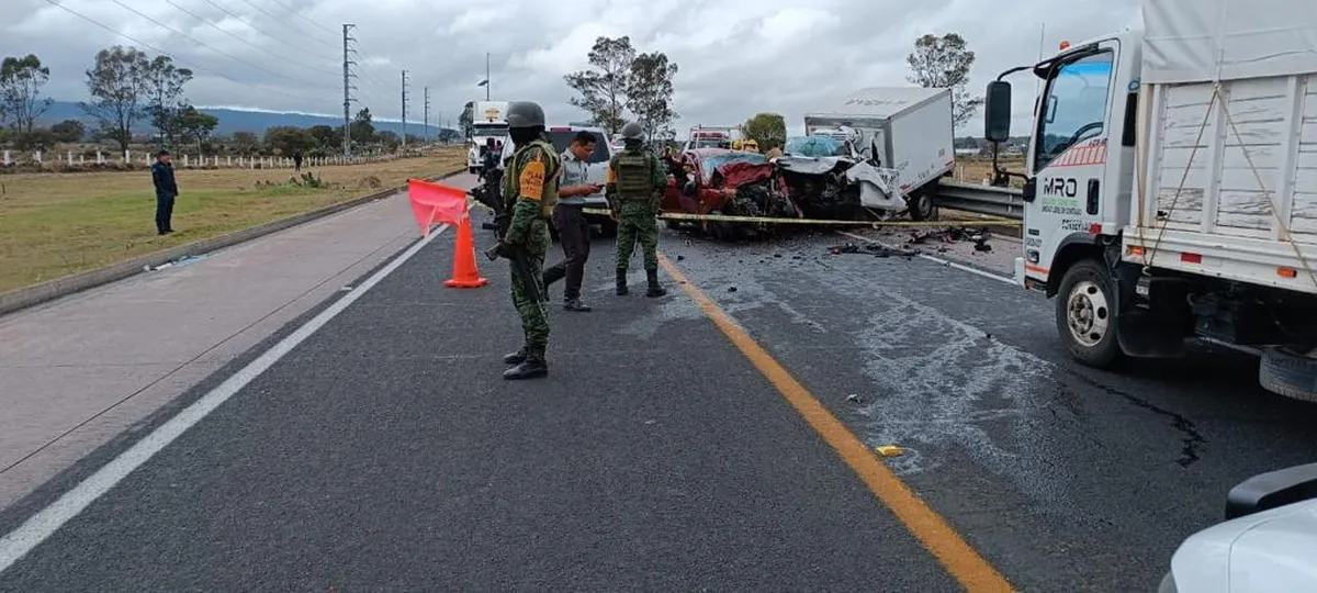 Autopista México-Tuxpan: accidente deja 4 personas sin vida