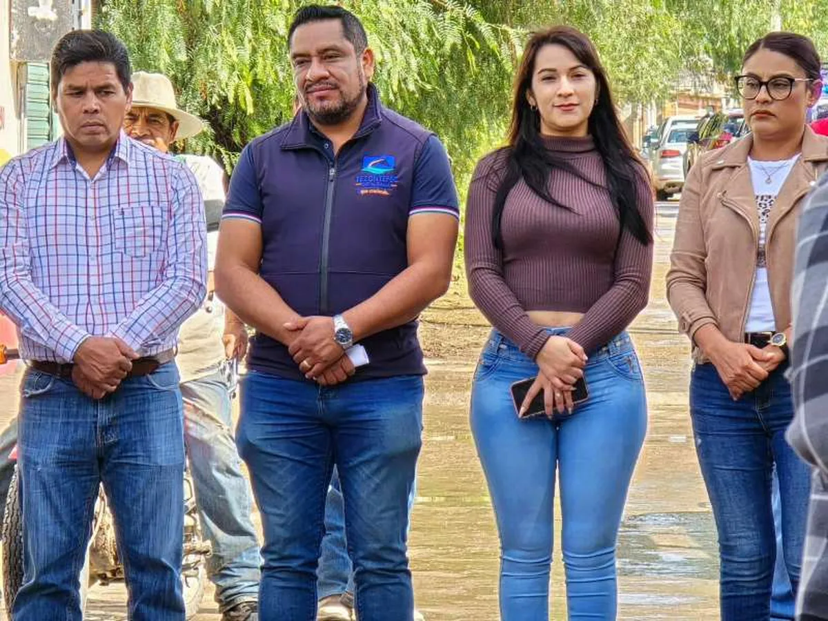 Controversia en Tezontepec: Alcalde inaugura obra de agua potable sin cumplir con su aportación