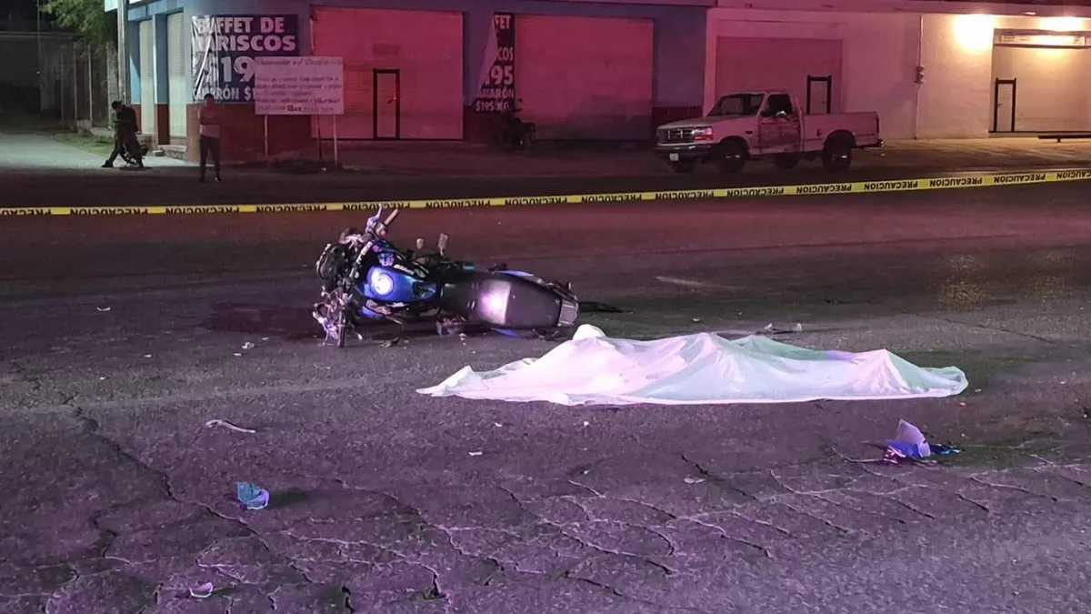 Accidente de motociclista