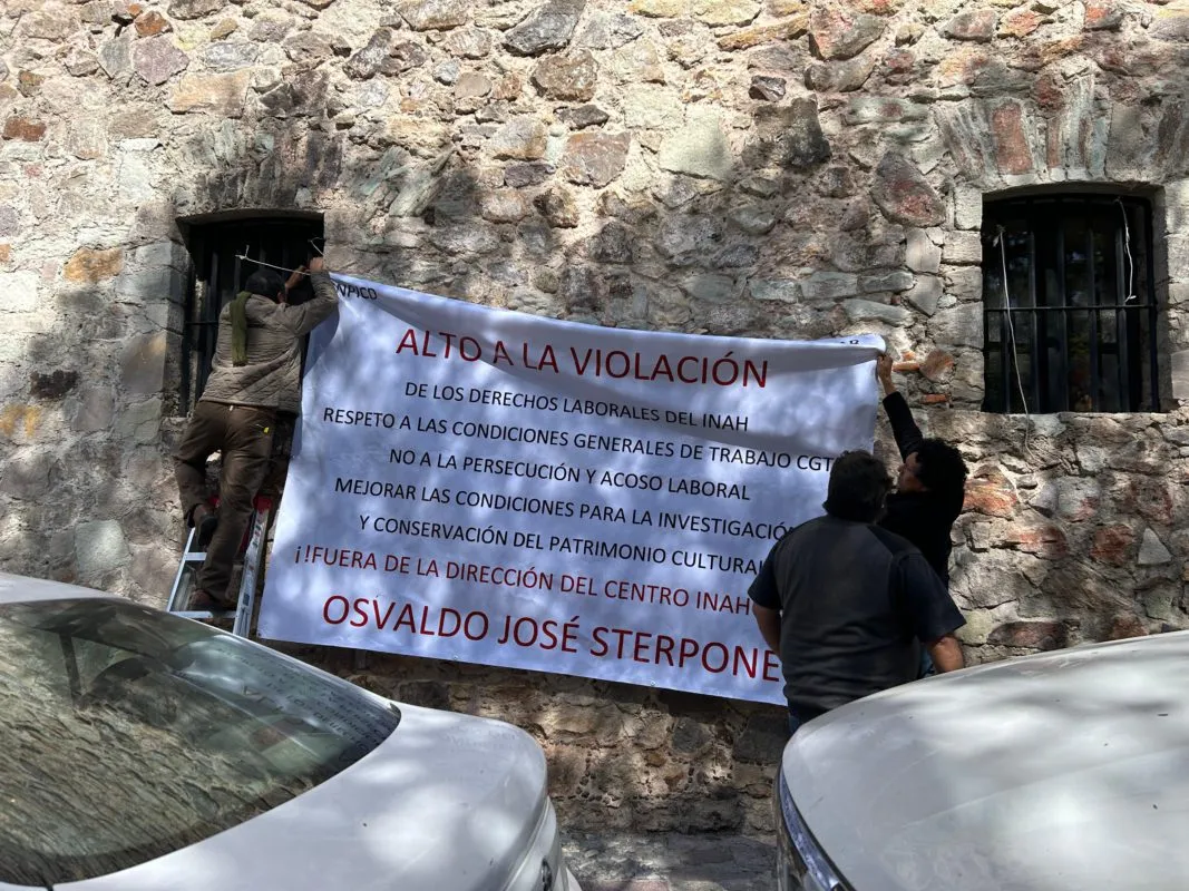 INAH Hidalgo: trabajadores denuncian acoso laboral del director