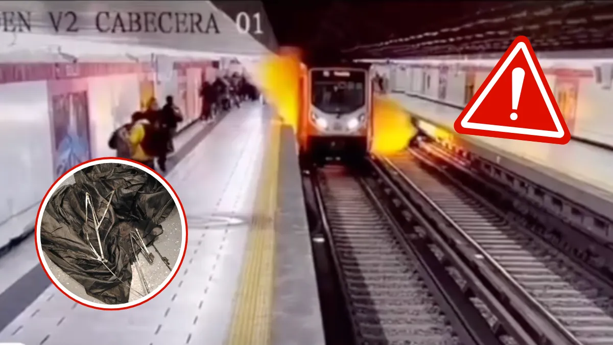 Usuarios del Metro vivieron momentos de tensión por una explosión registrada en la estación Sevilla.
