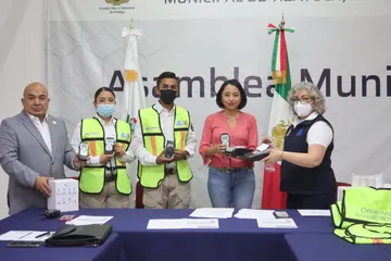 Tizayuca recibe equipamiento para prevención de accidentes