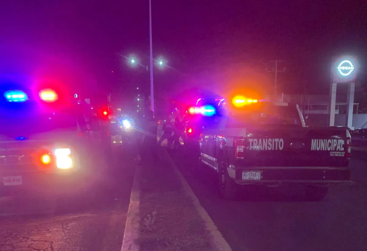 Motociclista lesionado, tras accidente sobre la carretera México-Pachuca