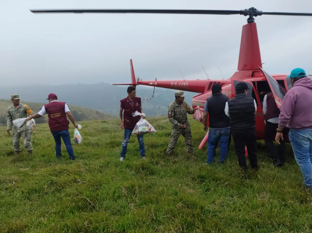 Solidaridad en acción: Sebiso entrega víveres y agua a comunidades de Hidalgo afectadas por el huracán Priscilla.