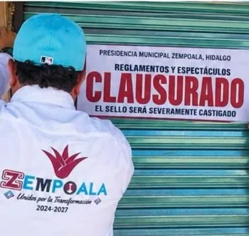 Denuncian clausuras de negocios en Zempoala