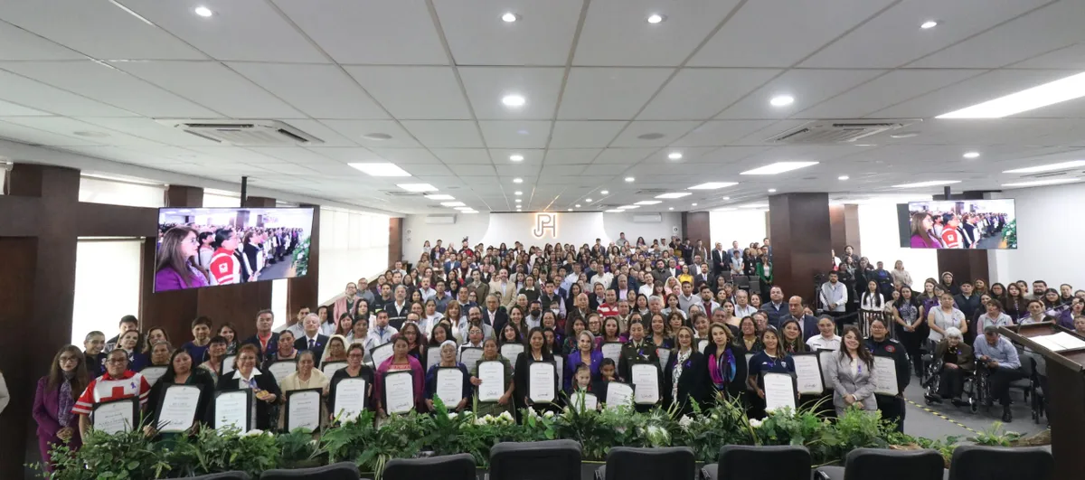 Homenaje a las mujeres en el Poder Judicial de Hidalgo