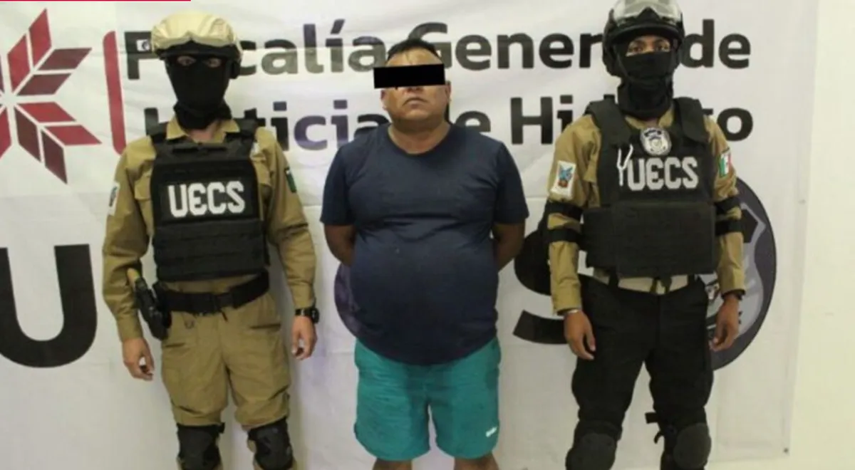 Detienen en Tula a sujeto por presunta extorsión de hoteles en Isla Mujeres