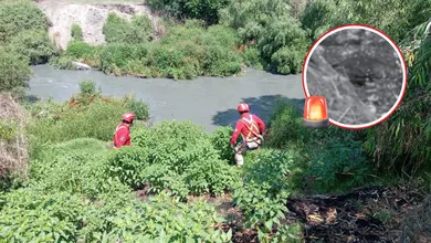 Hallan cuerpo de mujer con huellas de violencia en canal de Nextlalpan durante búsqueda de niña desaparecida en Edomex.