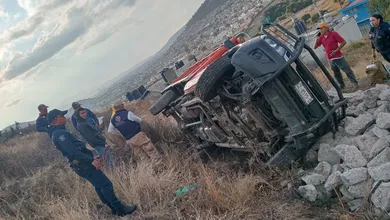 Un accidente vehicular se registró este martes en el corredor de la montaña, a la altura de San Guillermo La Reforma.