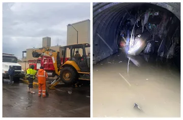 Zempoala: escombro, puertas y hasta muebles causaron taponamiento en canal de Los Viñedos