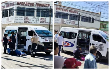 ¡Otra del transporte público en Hidalgo! Peatón fallece tras ser atropellado por combi