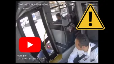 Motociclista choca con Tuzobús en Zempoala, Hidalgo. El percance dejó daños materiales y movilizó a personal del SITMAH.