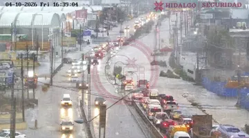 Lluvia Intensa y Granizo en Pachuca Mineral de la Reforma
