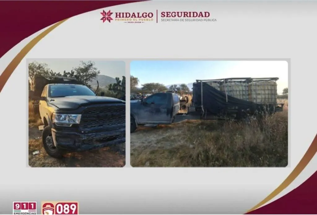 SSPH asegura predio donde se almacenaba droga e hidrocarburo en Tepetitlán