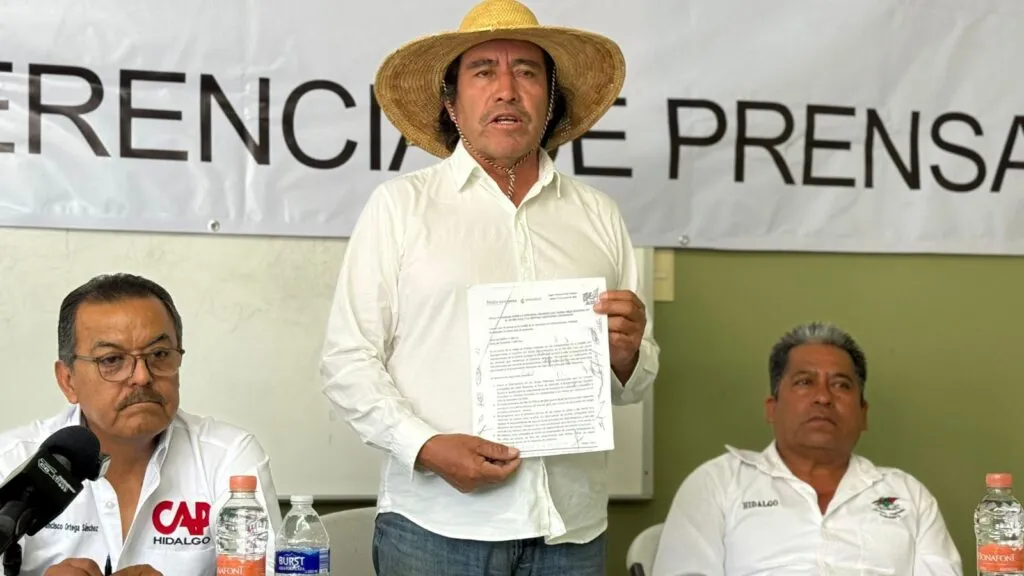 Denuncian crisis en campo de Hidalgo por fallas en plan hídrico