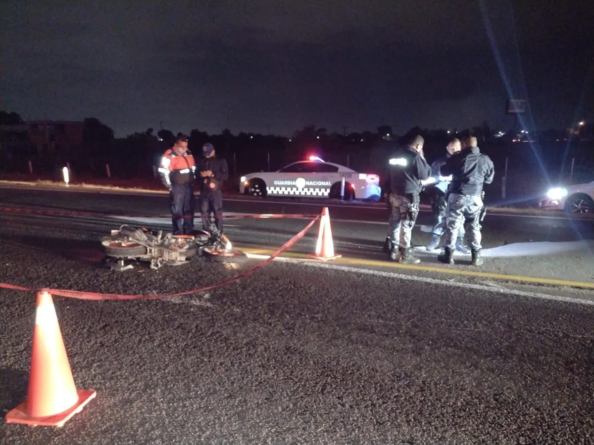 Muere motociclista sobre la México-Pachuca