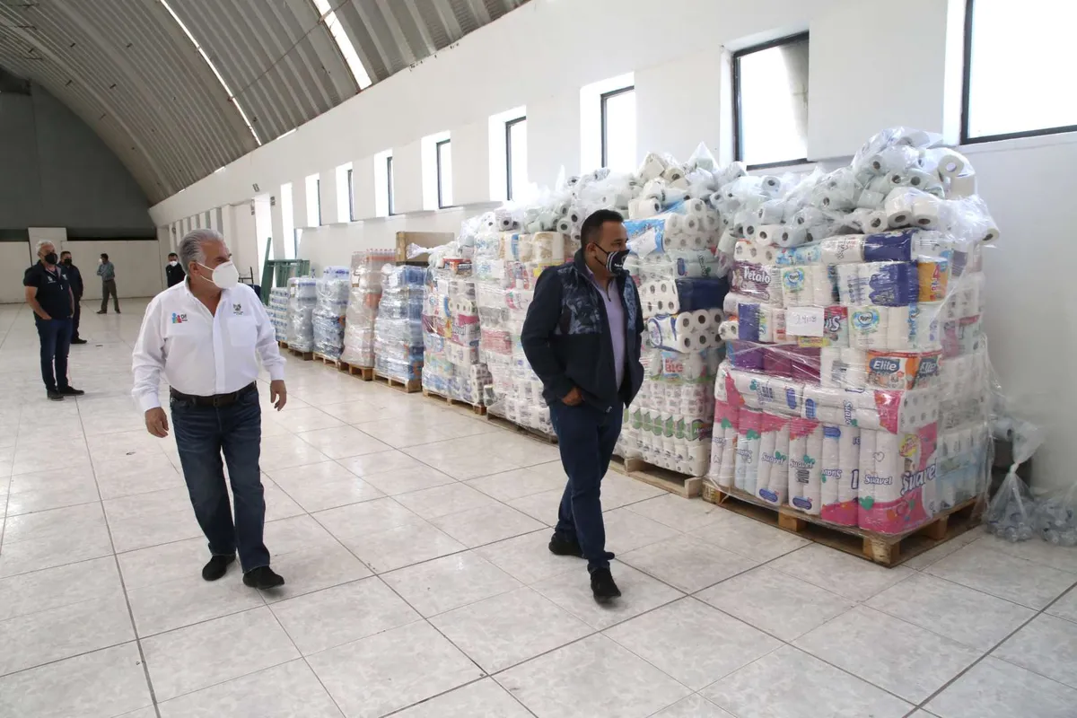 Cierran centro de acopio en Tula; entregó 700 toneladas de víveres