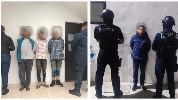 Detenidos en Mineral de la Reforma