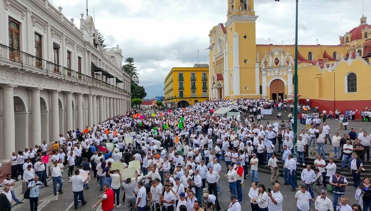 Claudia Sheinbaum durante conferencia matutina abordando el caso de Irma Hernández.
