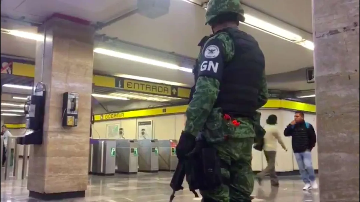 A partir de hoy GN despliega 6 mil elementos en el Metro: Sheinbaum