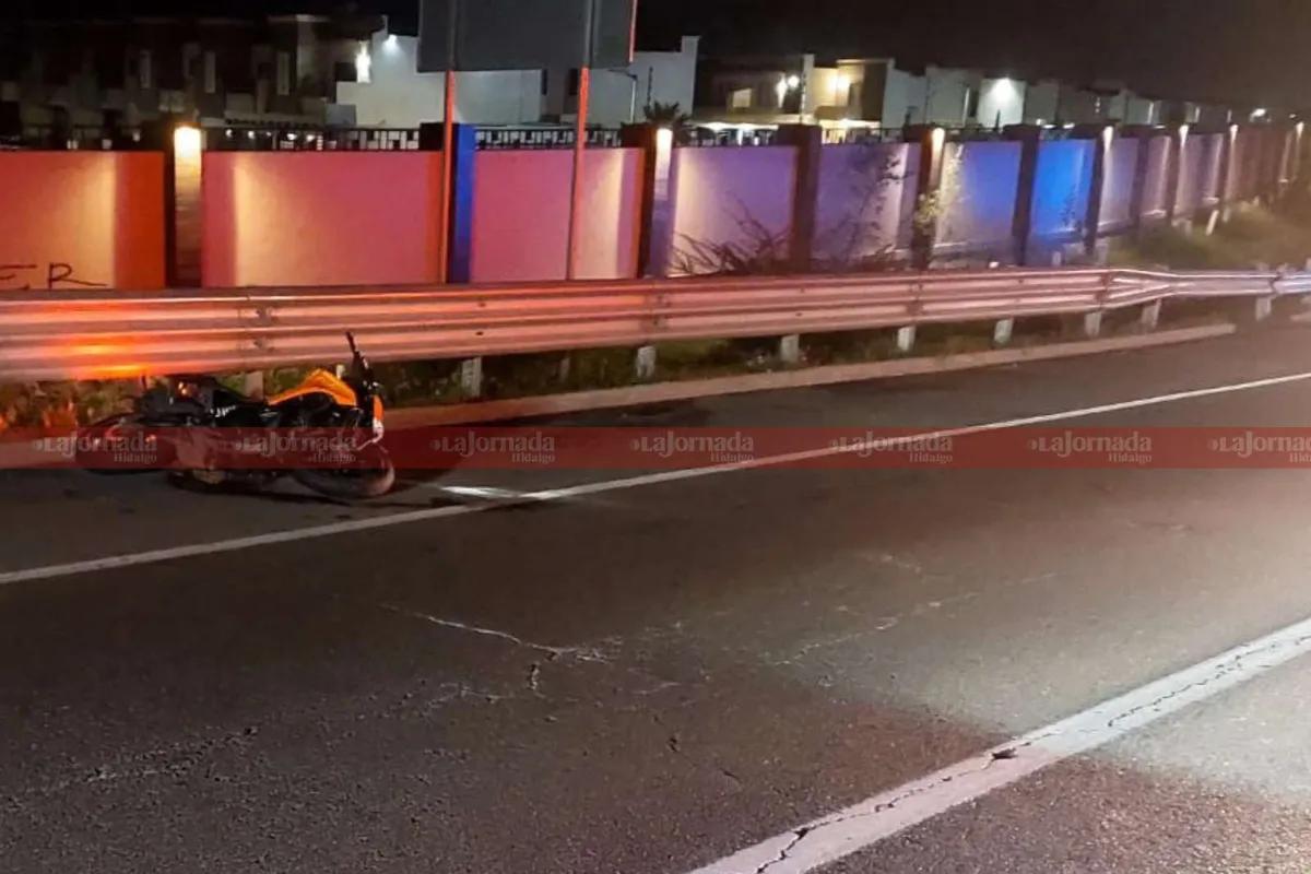 Fallece motociclista en accidente en la México-Pachuca