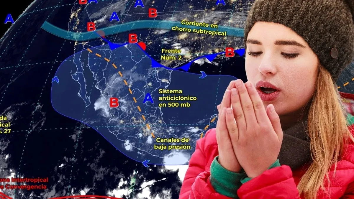 Prevén 56 frentes fríos para la temporada invernal