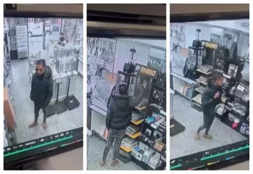 VIDEO | Captan robo de báscula de 5 mil pesos en negocio de avenida Juárez