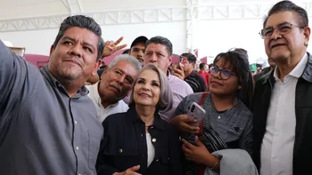 Primer aniversario UTXT transportistas Hidalgo 2026 funcionarios movilidad