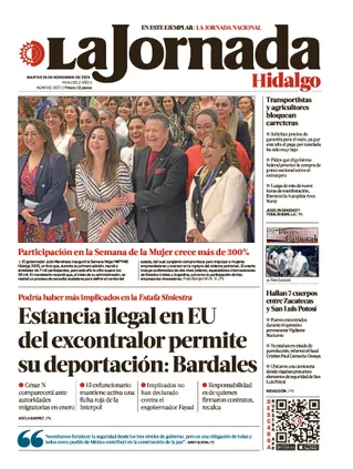 La Jornada Hidalgo | 25 de noviembre de 2025