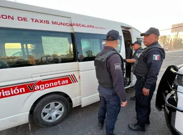 Tizayuca: corporaciones policiacas realizan operativo para prevenir delitos en transporte