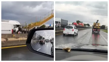 Tráiler se estrella contra puente en la México-Pachuca; conductor queda herido y colapsa el tránsito