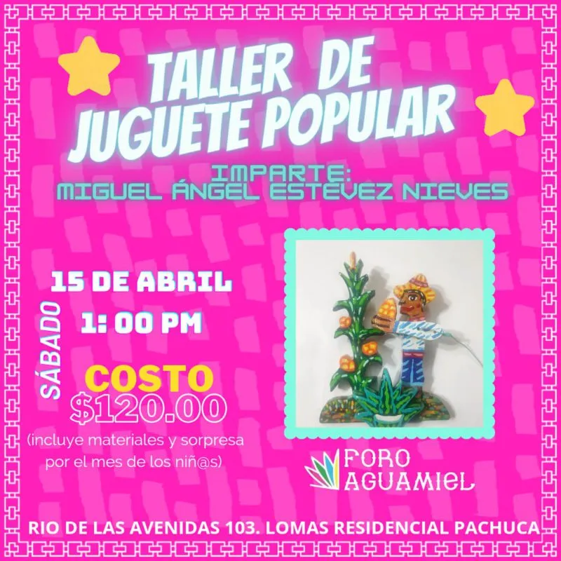 Anuncian actividades para las infancias en Foro Aguamiel