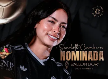 Scarlett Camberos nominada al Balón de Oro femenil