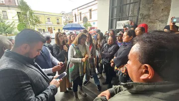 Pachuca: vecinos de la 20 de Noviembre se manifiestan en alcaldía