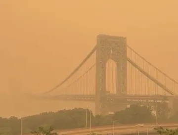Fotos: Nueva York entre humo de incendios en Canadá