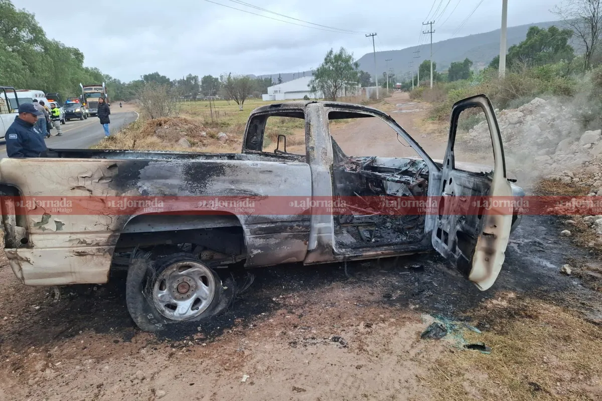 Vehículos incendiados en Hidalgo: evita estas carreteras