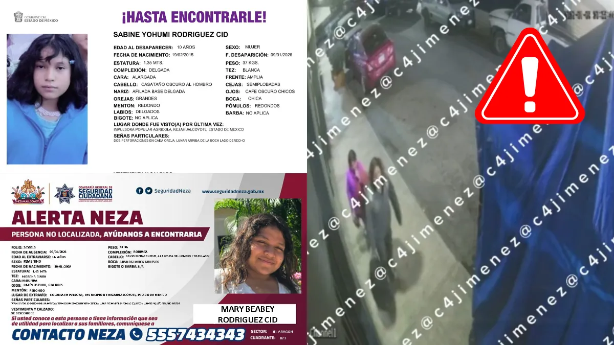 Las hermanas en Neza, Sabine Yohumi y Mary Beaney, son buscadas por autoridades del Estado de México.