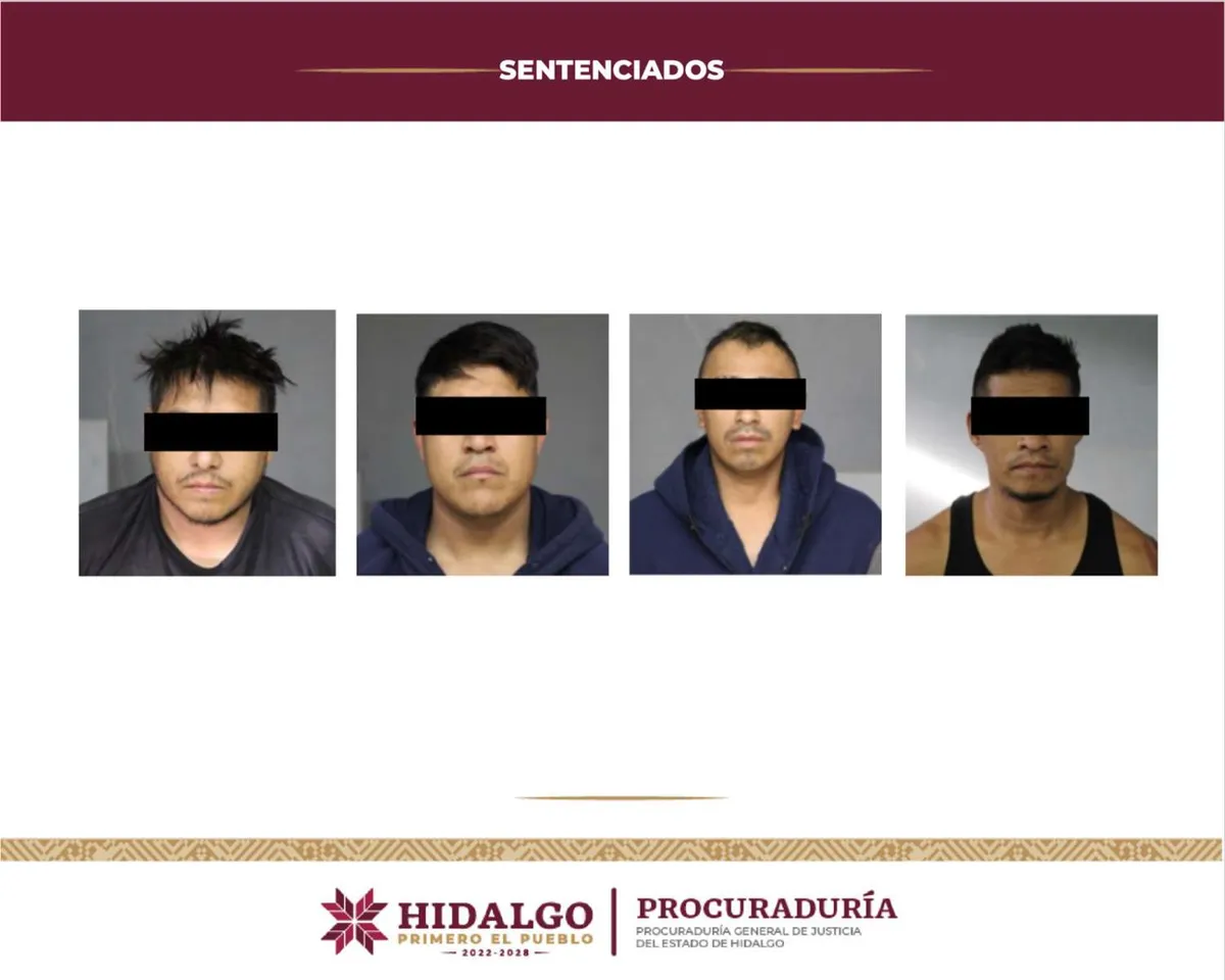 Sentencia de 50 años de prisión para cuatro responsables de secuestro agravado