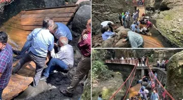  VIDEOS Cae puente en Cuernavaca